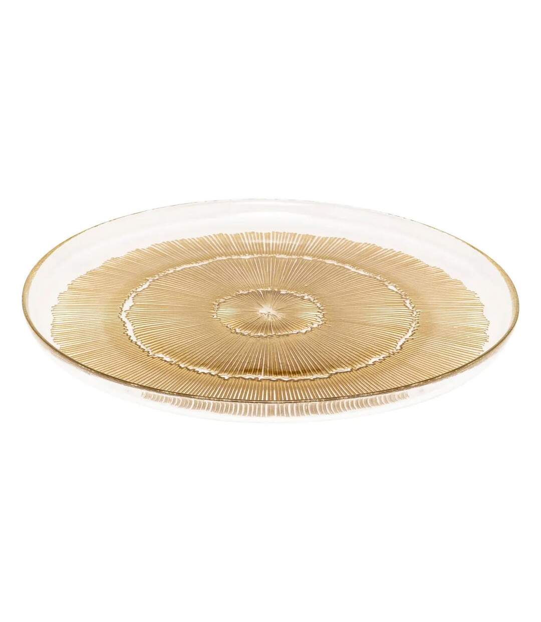 Assiette de Présentation Plate Celeste 33cm Doré-2