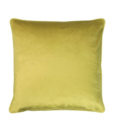 Wisteria velvet square cushion cover one size chartreuse Furn