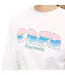 Womens/ladies Casa Clouds Cropped Sweatshirt White Casablanca-3