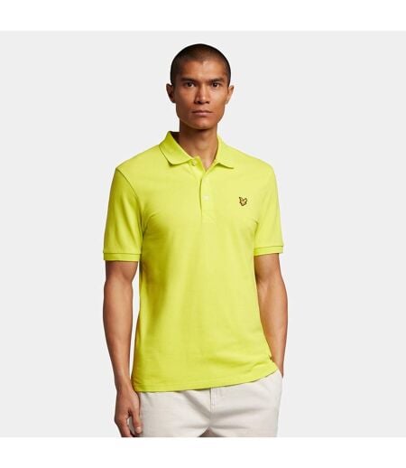 Polo Uni Homme Jaune Clair Lyle & Scott