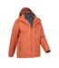 Mountain Warehouse Mens Bracken Extreme 3 in 1 Waterproof Jacket (Orange) - UTMW280