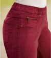 Wygodne, sztruksowe spodnie tregginsy ze stretchem Atlas For Men