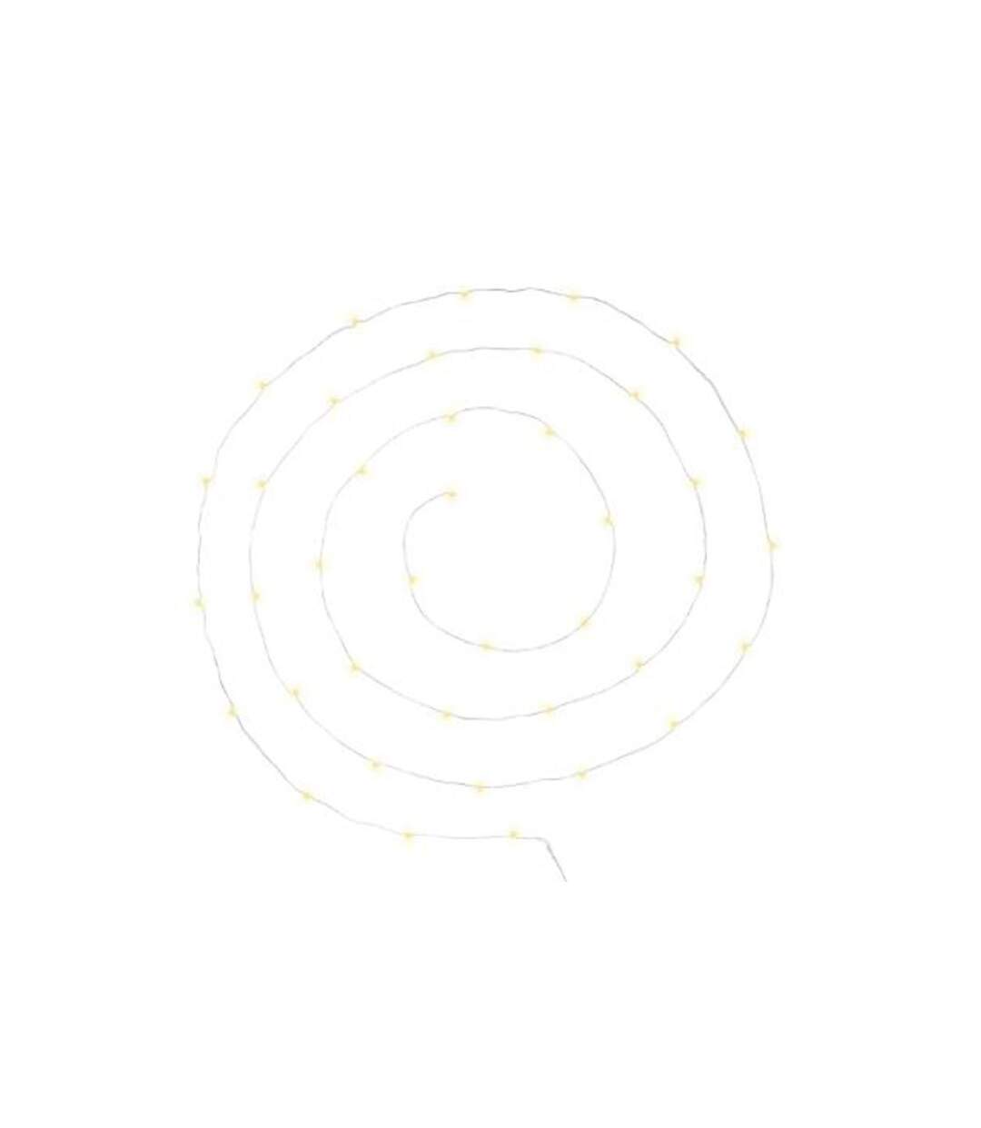 Guirlande Lumineuse 40 Led Blanc Chaud 395cm Chrome-1