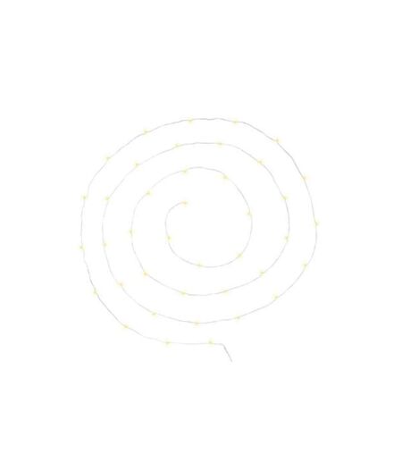 Guirlande Lumineuse 40 Led Blanc Chaud 395cm Chrome
