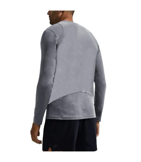 Craft Mens ADV Essence Long-Sleeved T-Shirt (Dark Grey Melange) - UTUB915
