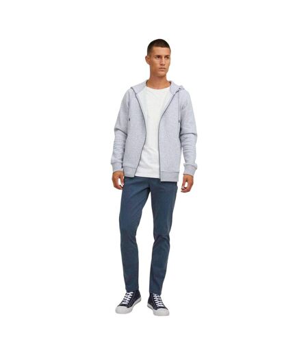 Veste À Capuche Bradley Homme Gris Clair Chiné Jack And Jones