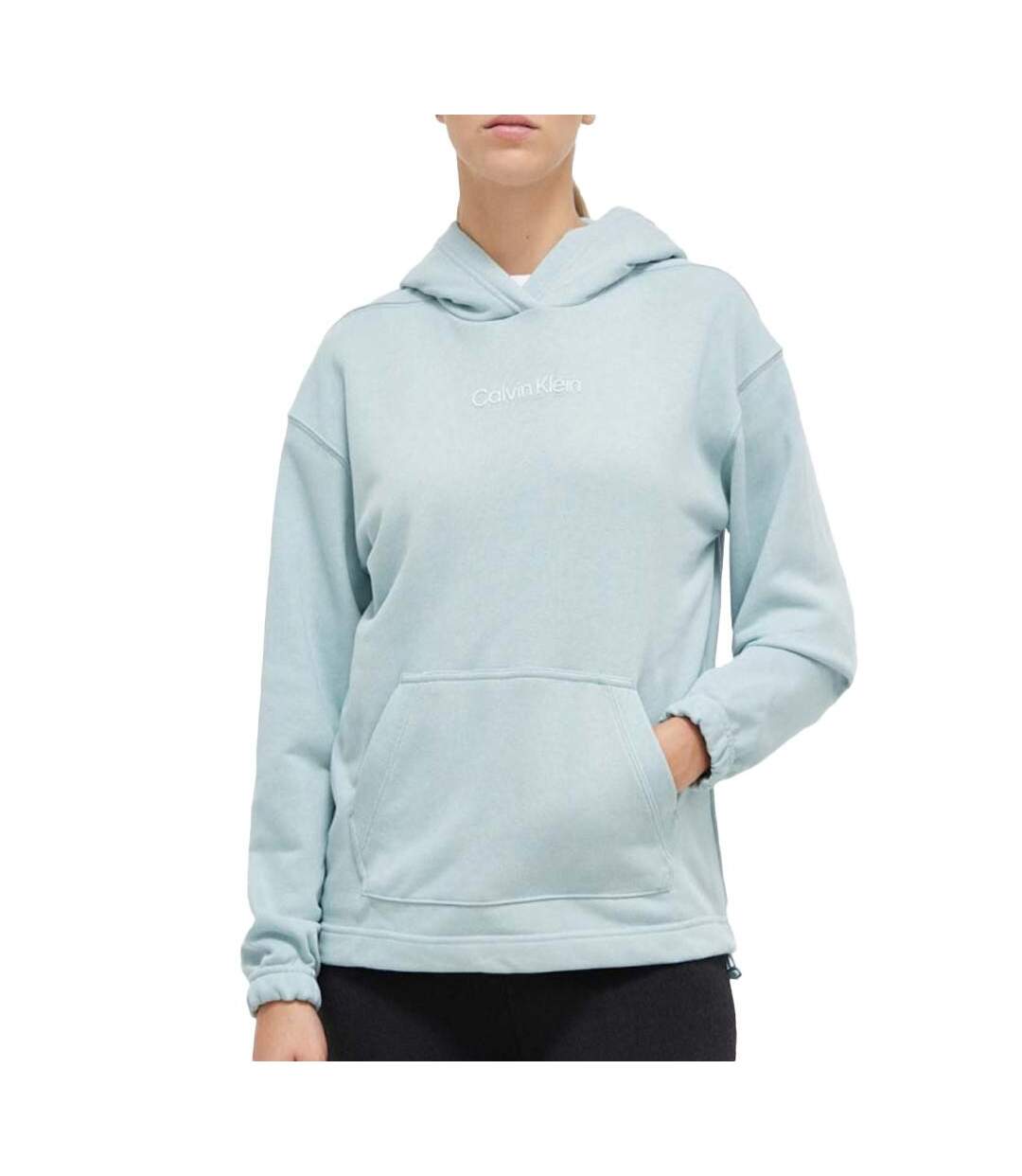 Sweat Vert Femme Calvin Klein Jeans Hoodie - S-1