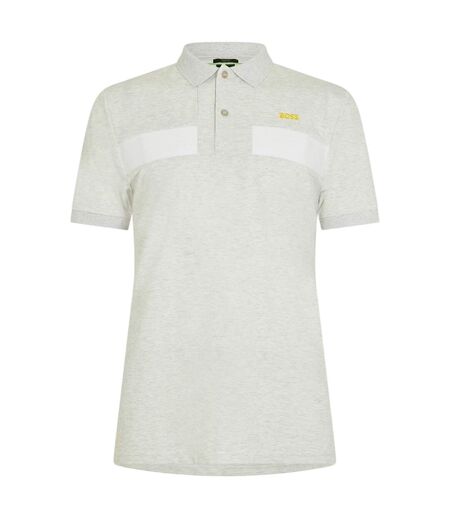 Polo Paule Homme Gris Clair Gris Pastel Boss