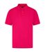 Mens coolplus polo shirt bright pink Henbury