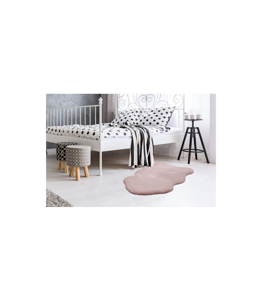 Tapis Déco Sheep 60x90cm Rose-2