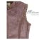 MAYFLOWER 828070U002 - Gilet sans manches marron en suédine : le chic du toucher peau de pêche-4