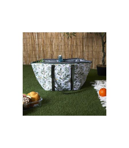 Panier Fraîcheur Pique-Nique 41L Blanc & Vert