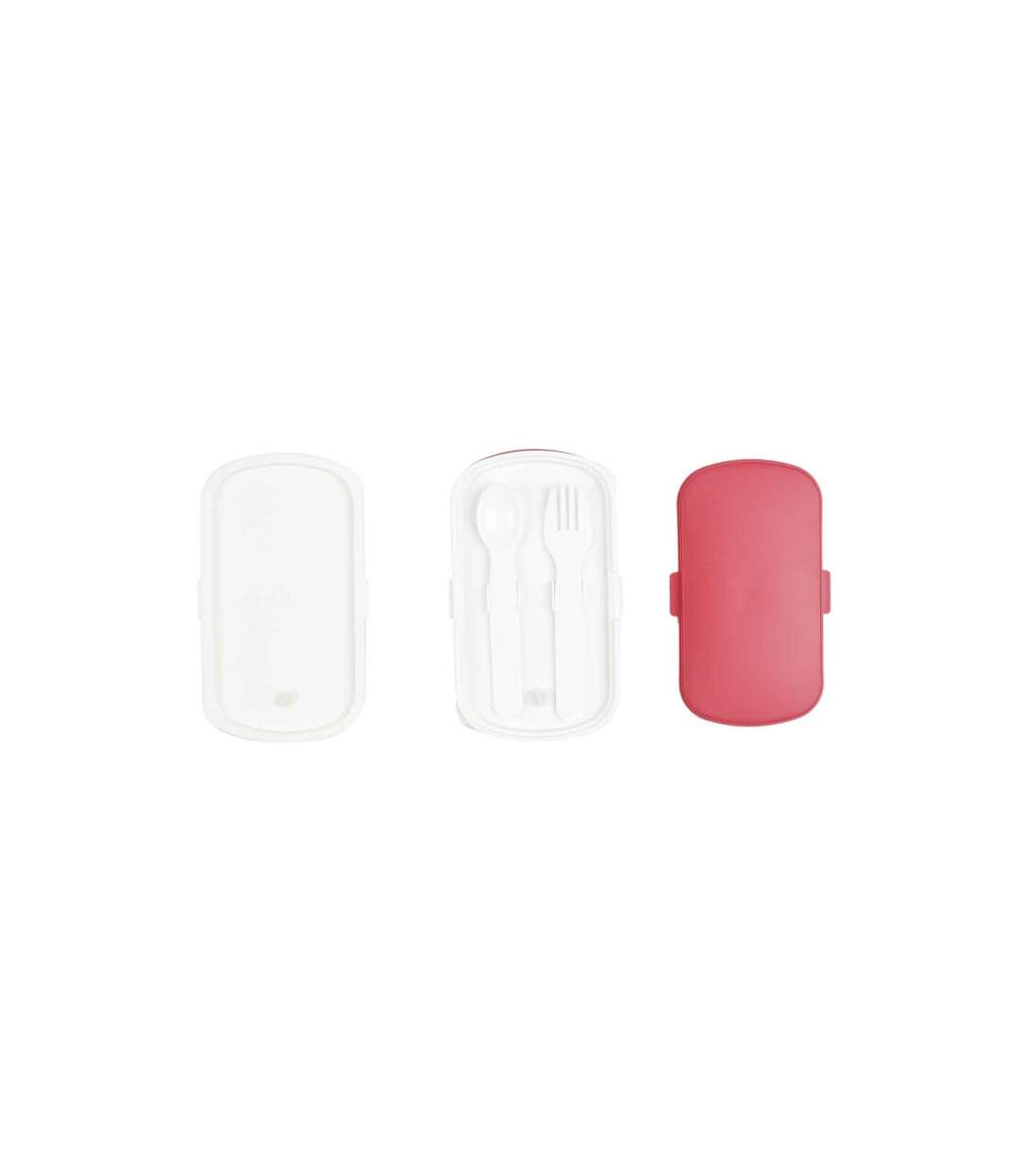 Lunch Box pour Repas 3 Pièces 18cm Rose-3