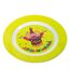 Assiette en Plastique Réutilisable Clown 18cm Jaune-1