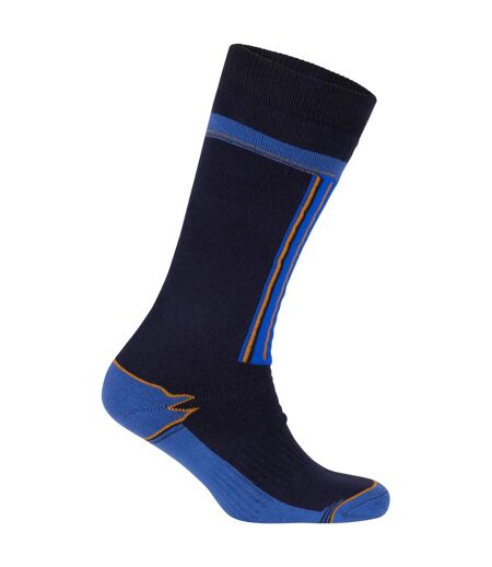 Chaussettes de ski winski adulte bleu marine / gris foncé Trespass