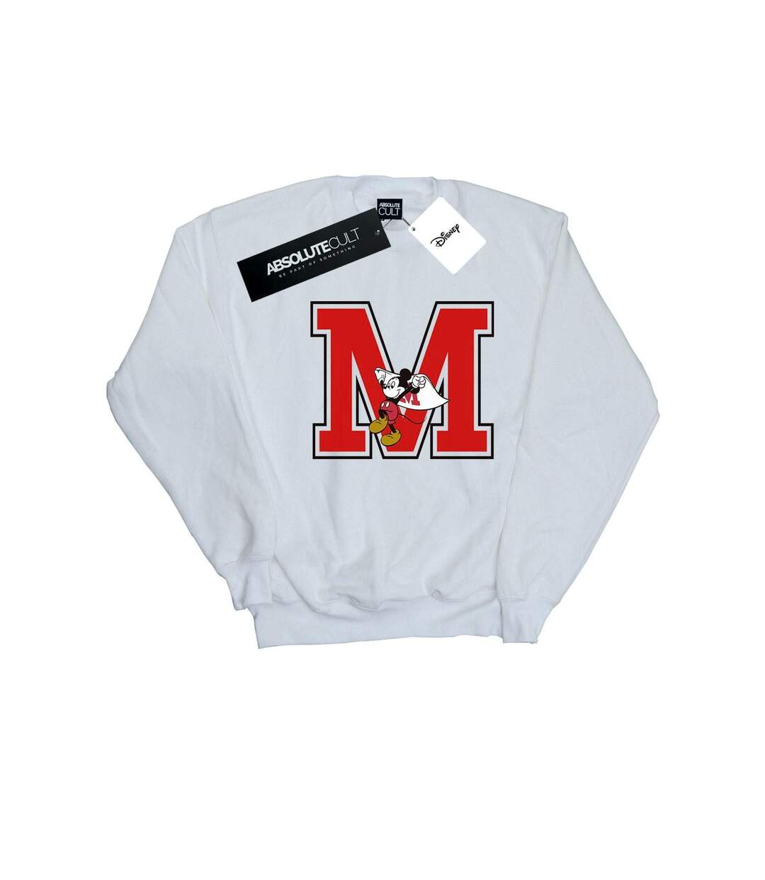 Disney Sweatshirt de course à pied Mickey Mouse Femmes/Ladies (Blanc) - UTBI28366-1