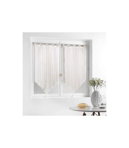 Paire de Voilages Charlize 60x120cm Naturel