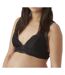 x2 soutien gorge de grossesse orange/noir femme mamalicious enia-2