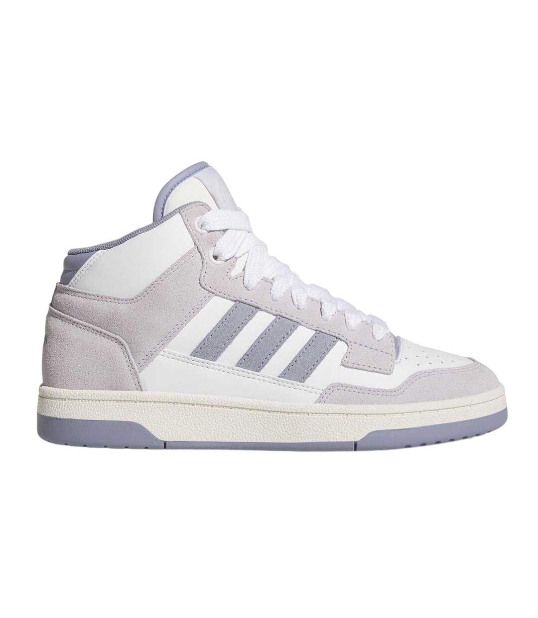 Baskets Rapid Court Femme Blanc Lilas Adidas-1