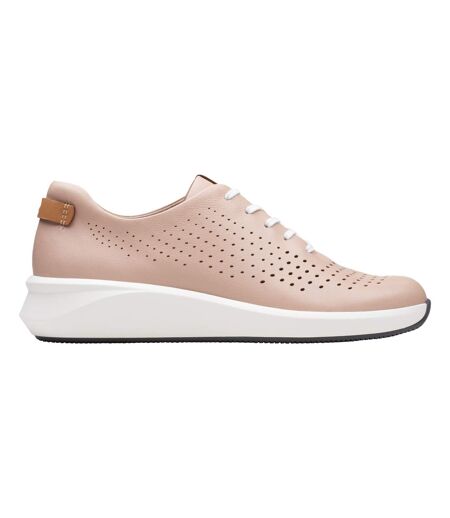 Baskets un rio tie femme rose Clarks