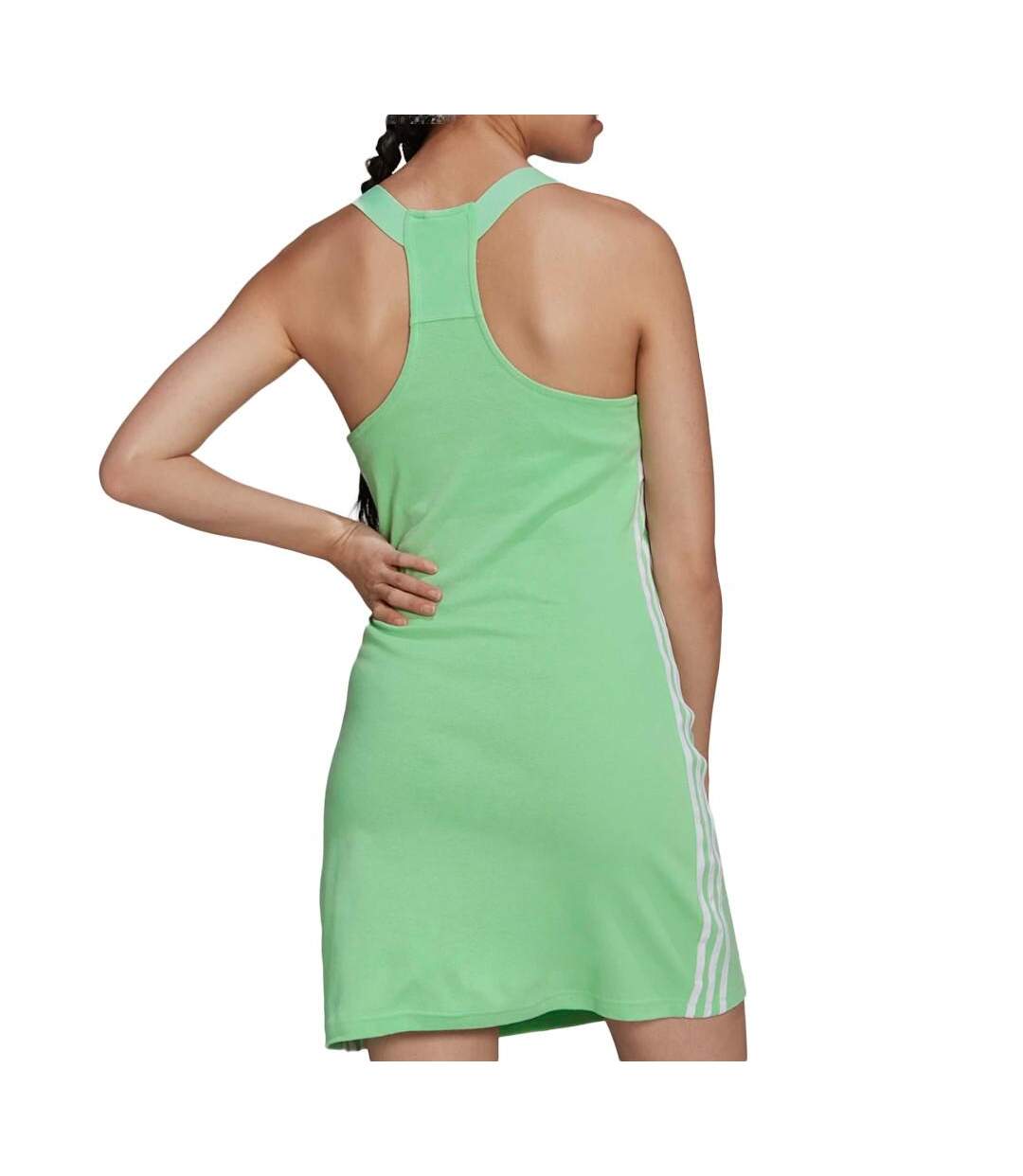 Robe Vert Femme Adidas Racer - 34