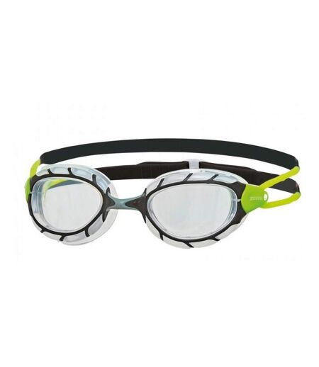 Unisex Adult Predator 2024 Swimming Goggles Black Green Clear Zoggs
