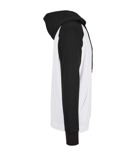 Sweat À Capuche Homme Blanc Noir Build Your Brand