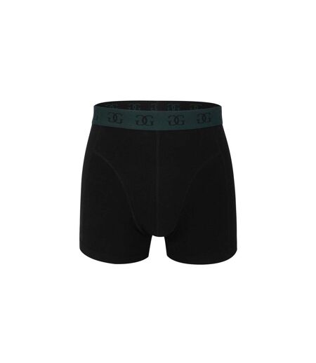 Pack Of 5  Mens Cotton Blend Boxer Shorts  Black Multicoloured Giorgio