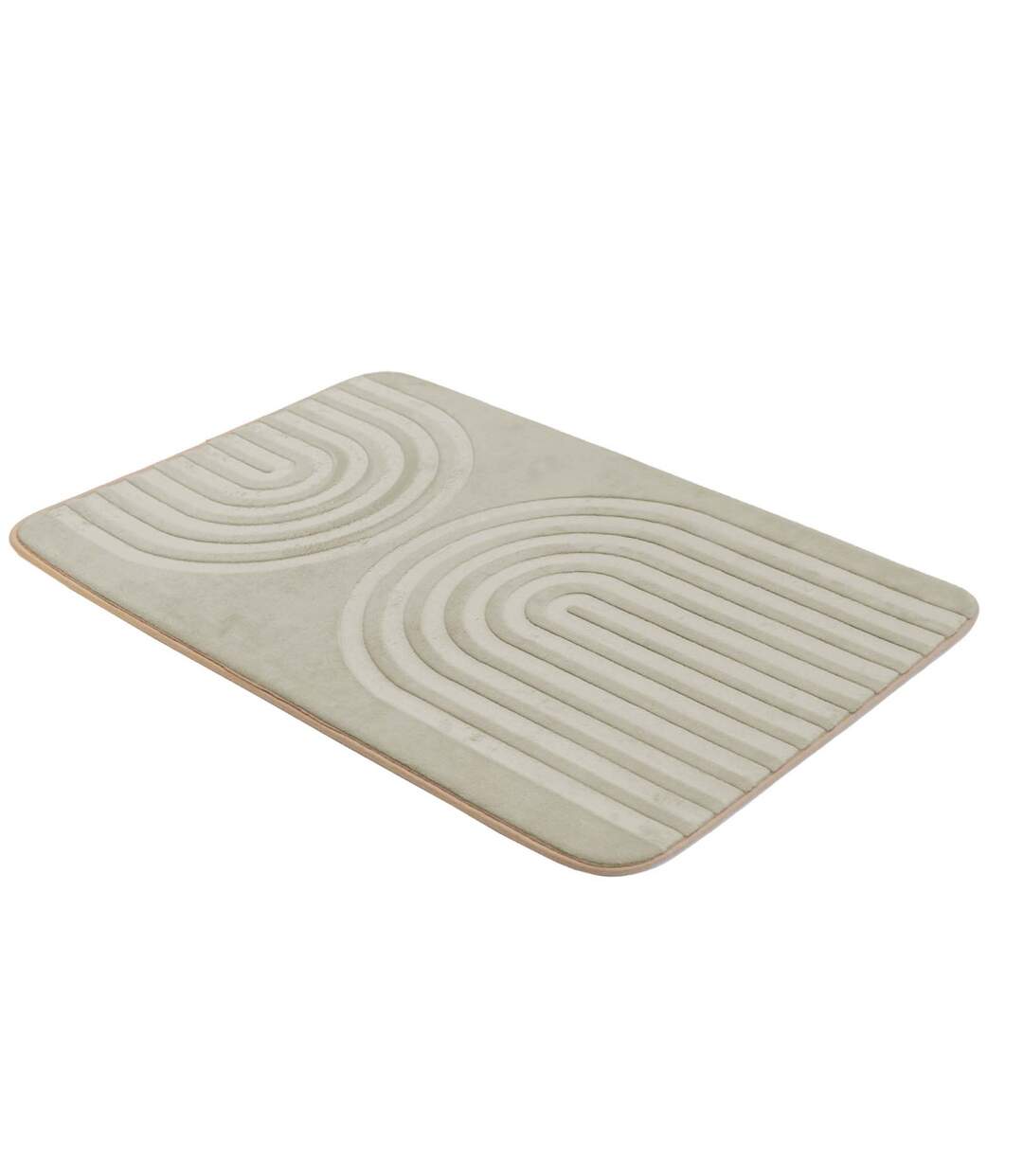 Tapis de Bain Microfibre Allure 45x75cm Taupe-2