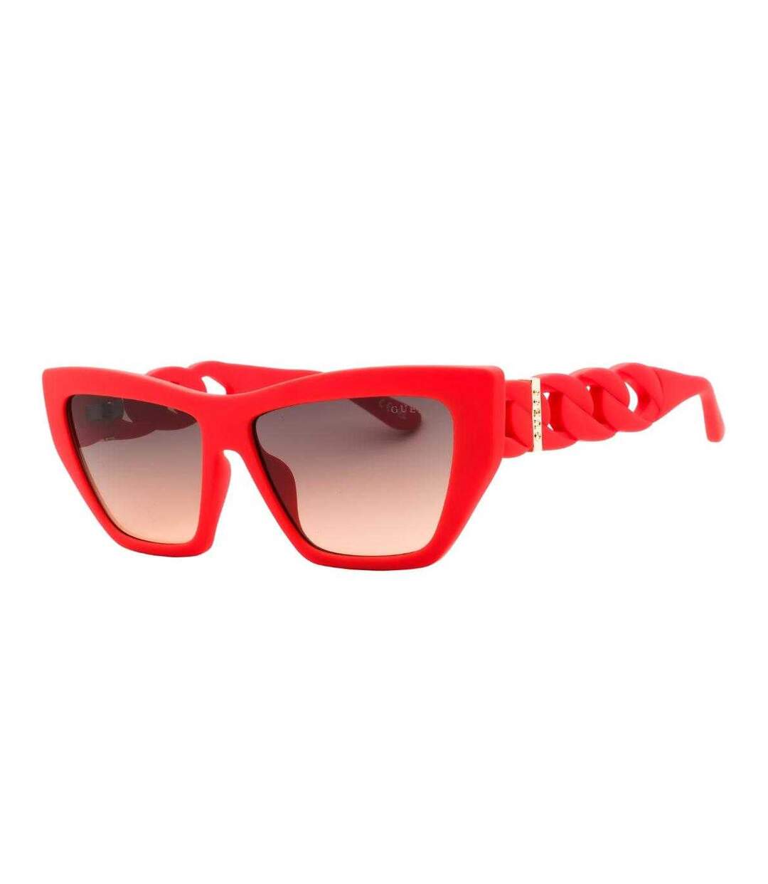 Lunettes De Soleil Motif/style Fumé Et Dégradé Gu00111 73b Femme Taille Unique Rose Guess-1
