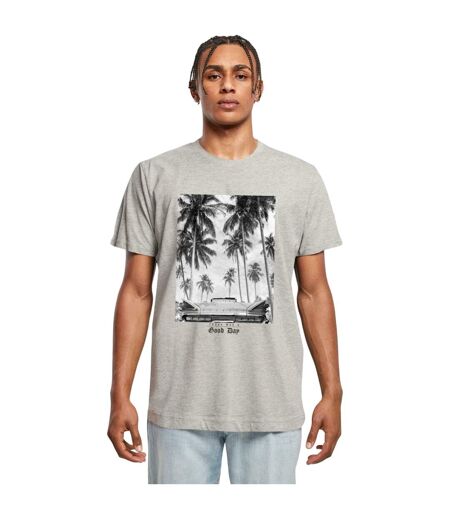T-shirt Homme Today Was A Good Day Aujourd'hui Était Une Bonne Journée Gris Chiné Mister Tee