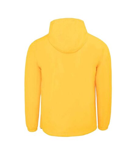 Mens Lightweight Hooded Jacket Yellow Donnay