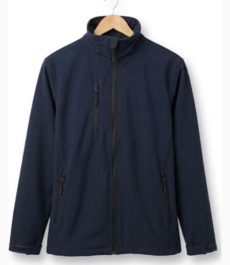 CHALLENGER BALTIC1 — Blouson softshell noir : protection coupe-vent et confort stretch