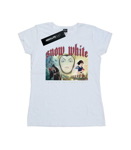 Disney T-shirt en coton Femmes/Ladies Blanche-Neige et la reine Grimhilde (Blanc) - UTBI15380