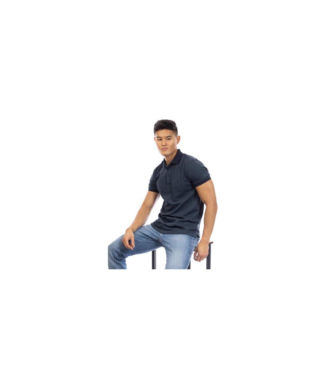 Polo Cosway Homme Bleu Marine Peter Werth-1