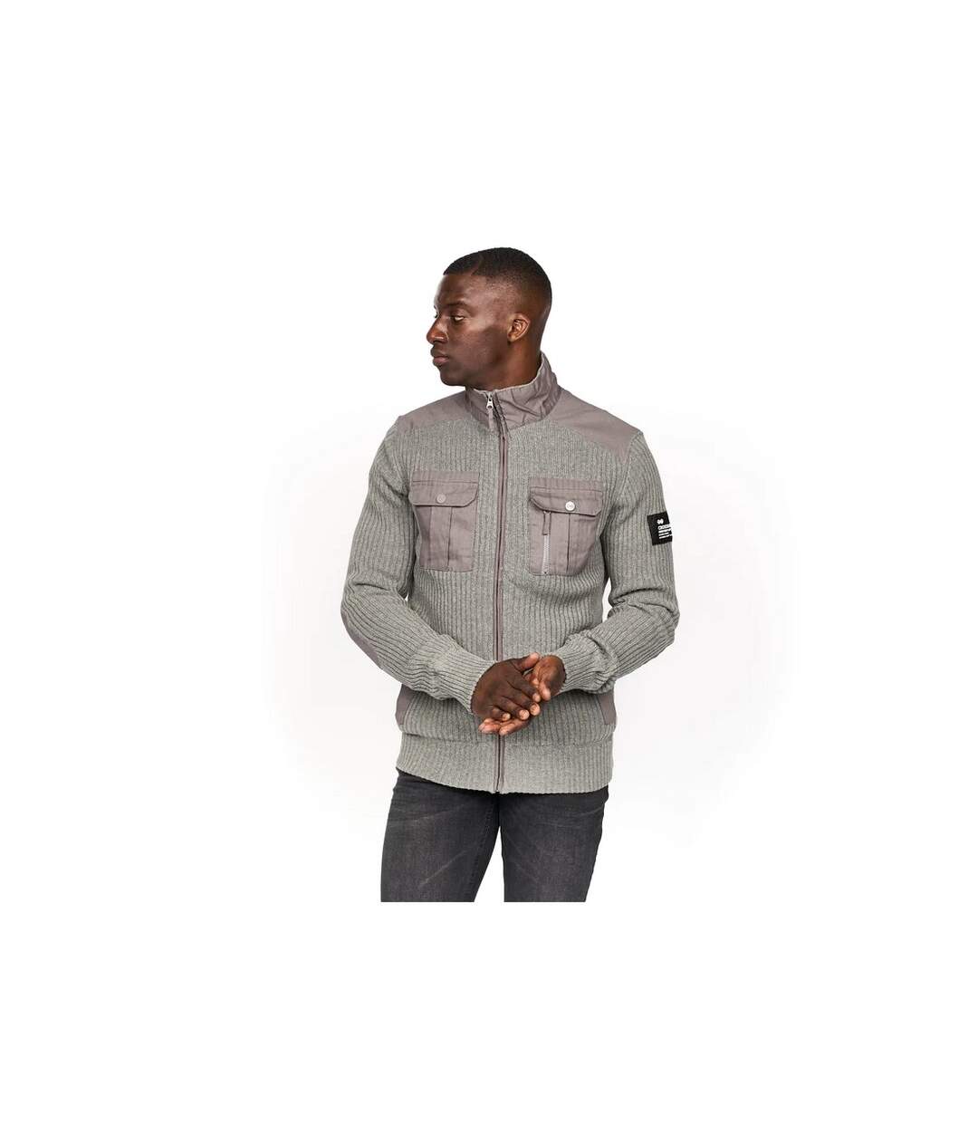 Crosshatch on sale knitted jacket