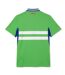 Mens Roland Garros Edition Striped Ultra Dry Slim Short-sleeved Tennis Polo Shirt Green Lacoste-2