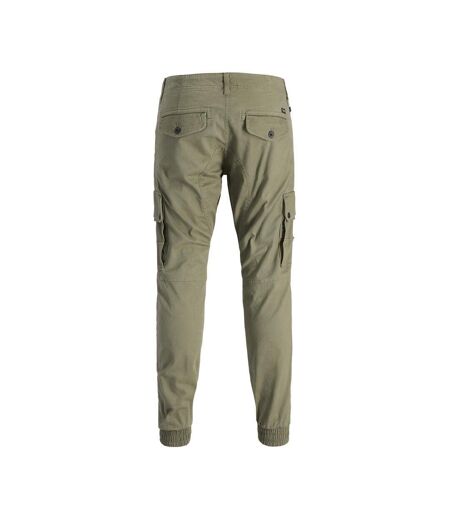 Pantalon cargo kaki homme jack & jones warner 12167596 - w28-l32