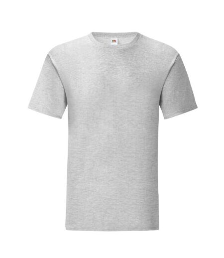 Mens Iconic 150 T-shirt Heather Grey Fruit Of The Loom