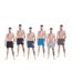 Pack Of 6  Mens Patterned Woven Boxer Shorts  Multicoloured Keanu-3