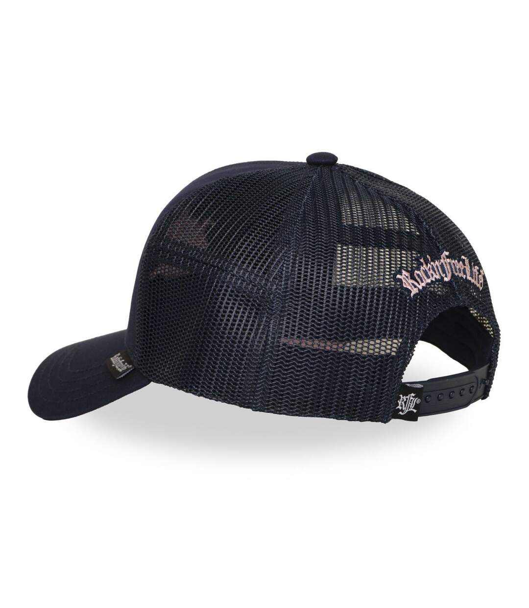 Casquette trucker uni avec filet logo brodé Tainted love Rock'n Free Life-5