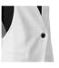 Womens/ladies Cotton Linen Waistcoat Optic White Edited-4