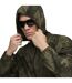 Mens Monay Camo Hooded Jacket Dark Olive Puma-4