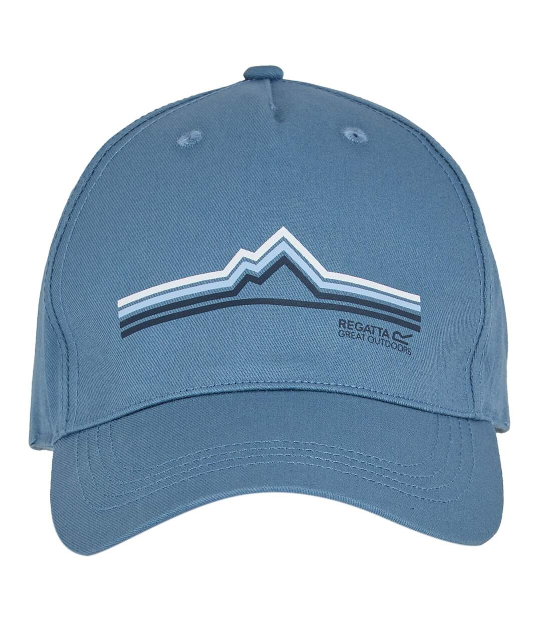 Linear mountain snapback baseball cap coronet blue Regatta-1
