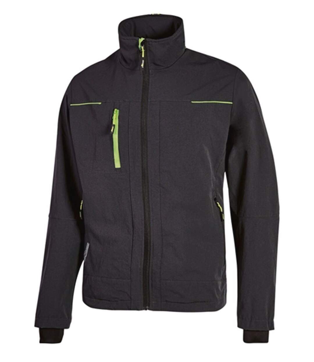 Veste manches longues - Femme - UPPE178L - noir carbon et lime