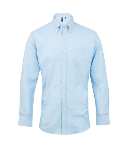 Chemise De Travail À Manches Longues Homme Bleu Clair Premier