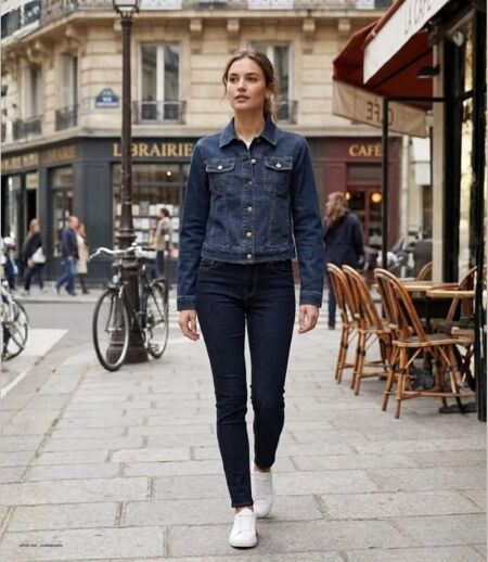 MAYFLOWER PF360 – Blouson en jean léger pour femme : la liberté de mouvement absolue