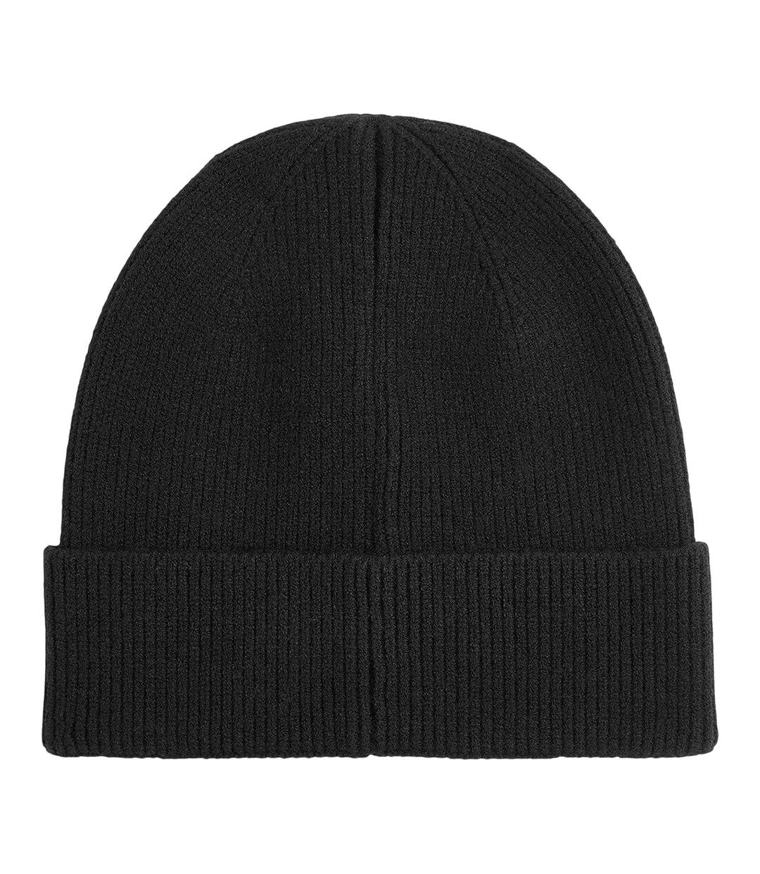 Embroidered Logo Beanie Black Lyle & Scott-2