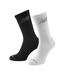 Lot De 10  Chaussettes Motif/style Logo Adulte Blanc Noir New Balance-2