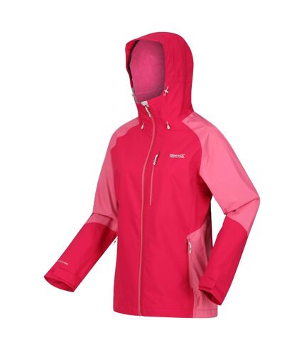 Regatta Womens/Ladies Highton IV Stretch Raincoat (Pink Potion/Fruit Dove) - UTRG9530